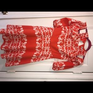 Orange patterned Whistles Dress